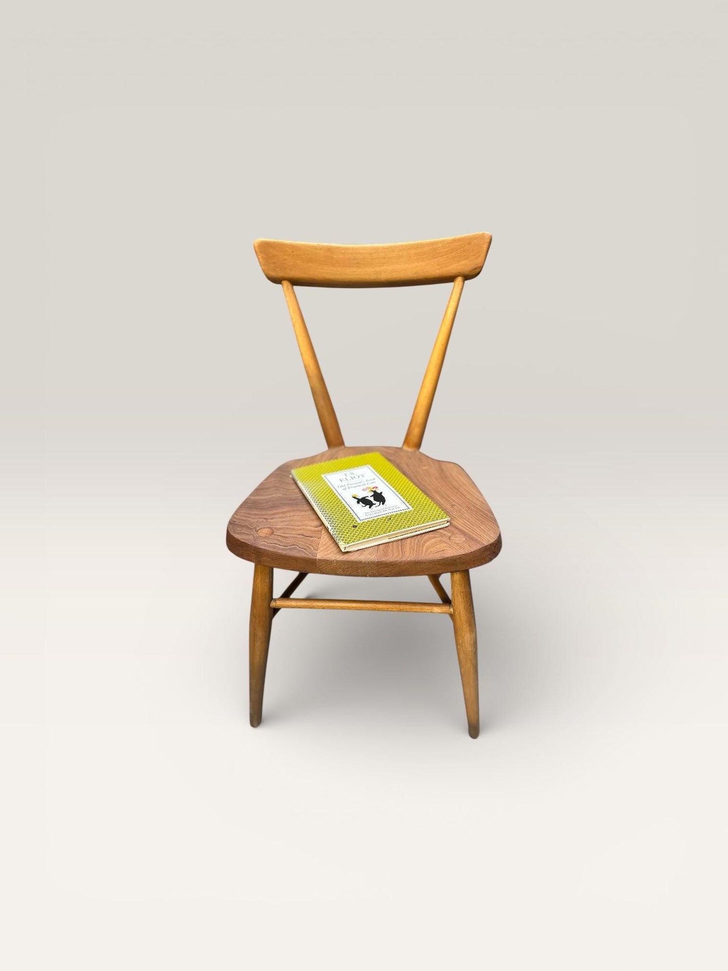 Set of Four Early Ercol Children’s Chairs Model 392 – English Elm & Beech – c.1948–55