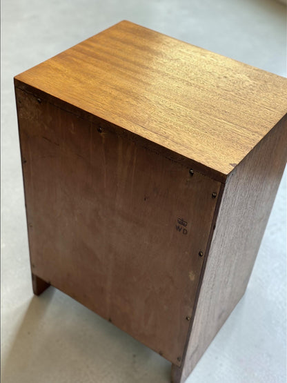 Mid-Century Teak Open Cabinet / Low Shelf Unit — Dovetailed Construction, British c.1960s