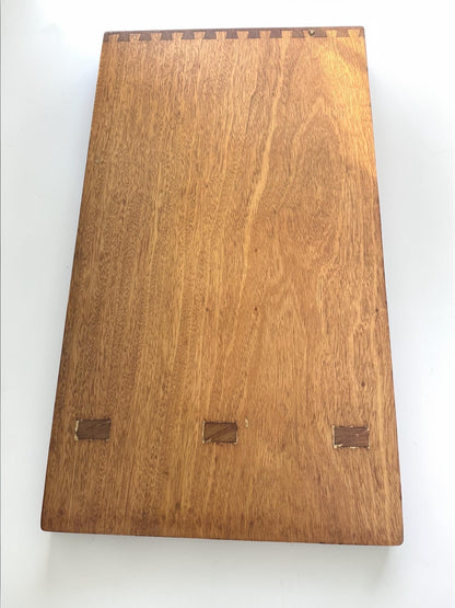 Mid-Century Teak Open Cabinet / Low Shelf Unit — Dovetailed Construction, British c.1960s