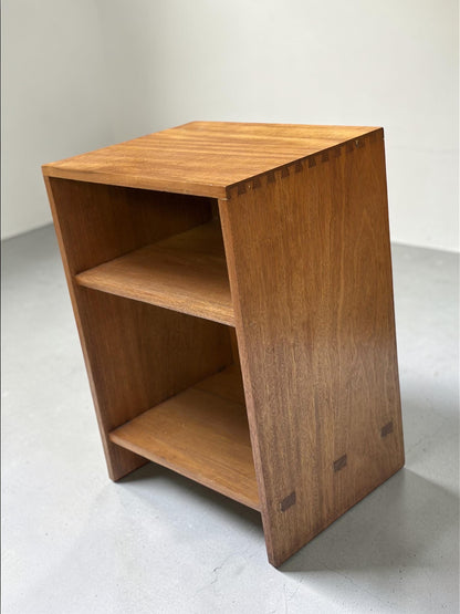 Mid-Century Teak Open Cabinet / Low Shelf Unit — Dovetailed Construction, British c.1960s