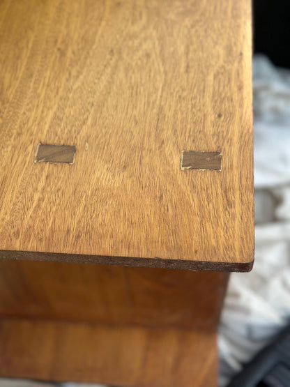 Mid-Century Teak Open Cabinet / Low Shelf Unit — Dovetailed Construction, British c.1960s