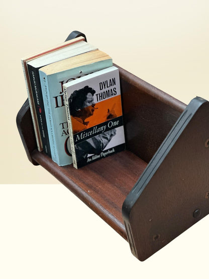 Vintage Antique Wooden Magazine Rack / Book Trough (1930–40s)
