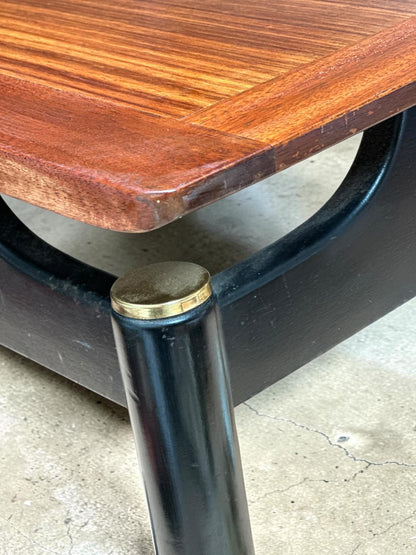 G Plan Teak Coffee Table — Architectural Base, Librenza Period, c.1960s