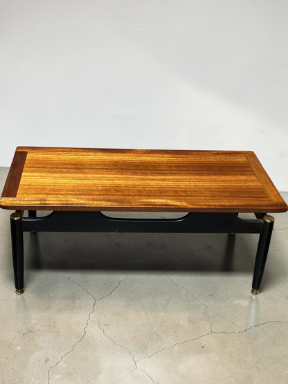 G Plan Teak Coffee Table — Architectural Base, Librenza Period, c.1960s