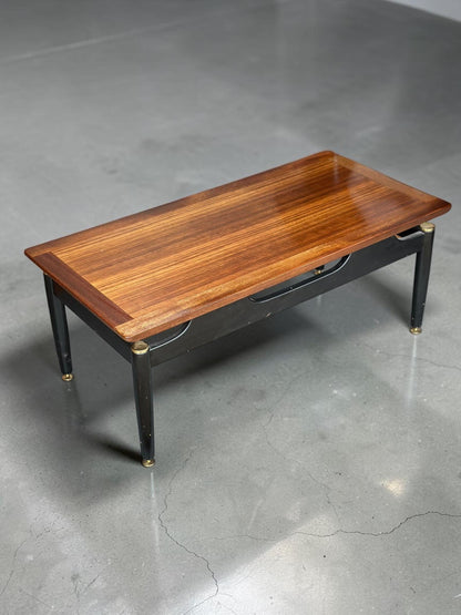 G Plan Teak Coffee Table — Architectural Base, Librenza Period, c.1960s