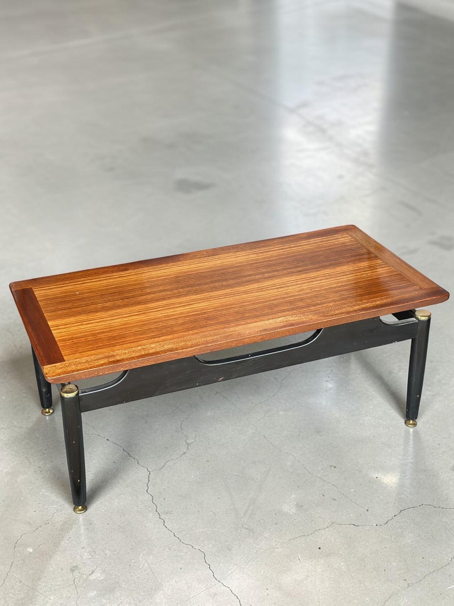 G Plan Teak Coffee Table — Architectural Base, Librenza Period, c.1960s