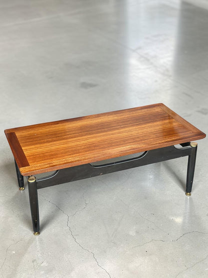G Plan Teak Coffee Table — Architectural Base, Librenza Period, c.1960s