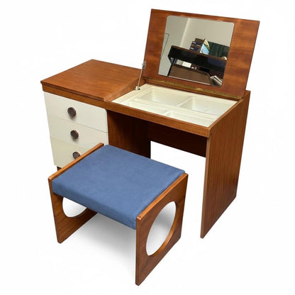 Mid Century Uniflex “F Range” Teak Dressing Table, c.1960s