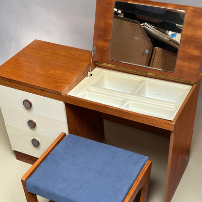 Mid Century Uniflex “F Range” Teak Dressing Table, c.1960s