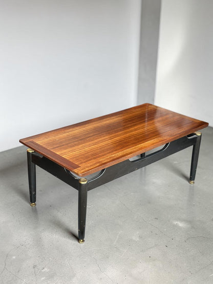 G Plan Teak Coffee Table — Architectural Base, Librenza Period, c.1960s