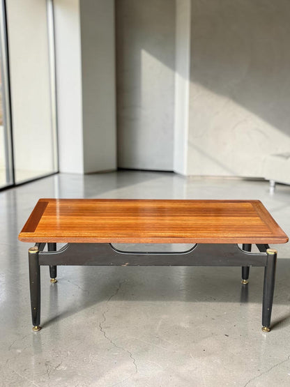 G Plan Teak Coffee Table — Architectural Base, Librenza Period, c.1960s