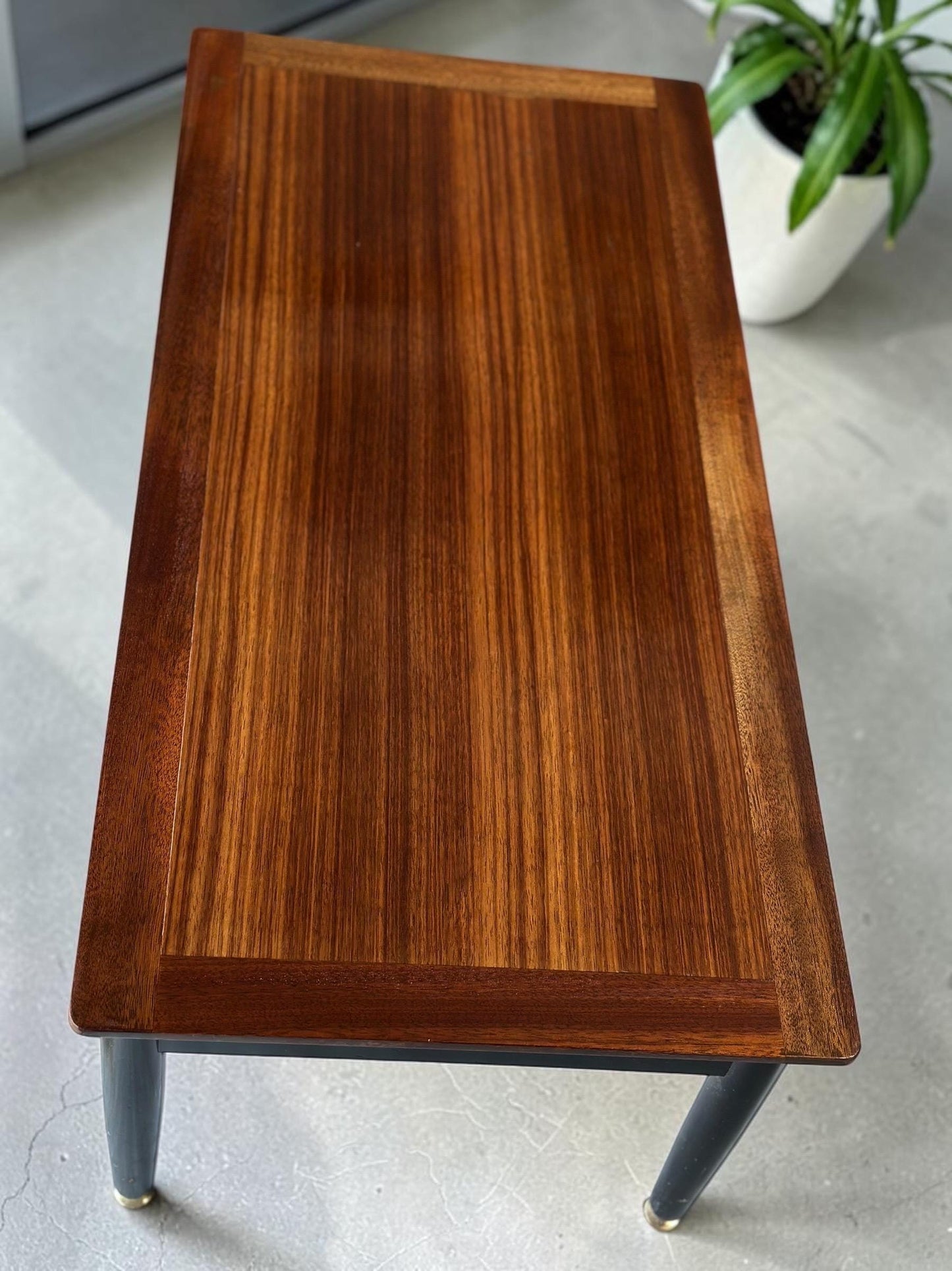 G Plan Teak Coffee Table — Architectural Base, Librenza Period, c.1960s