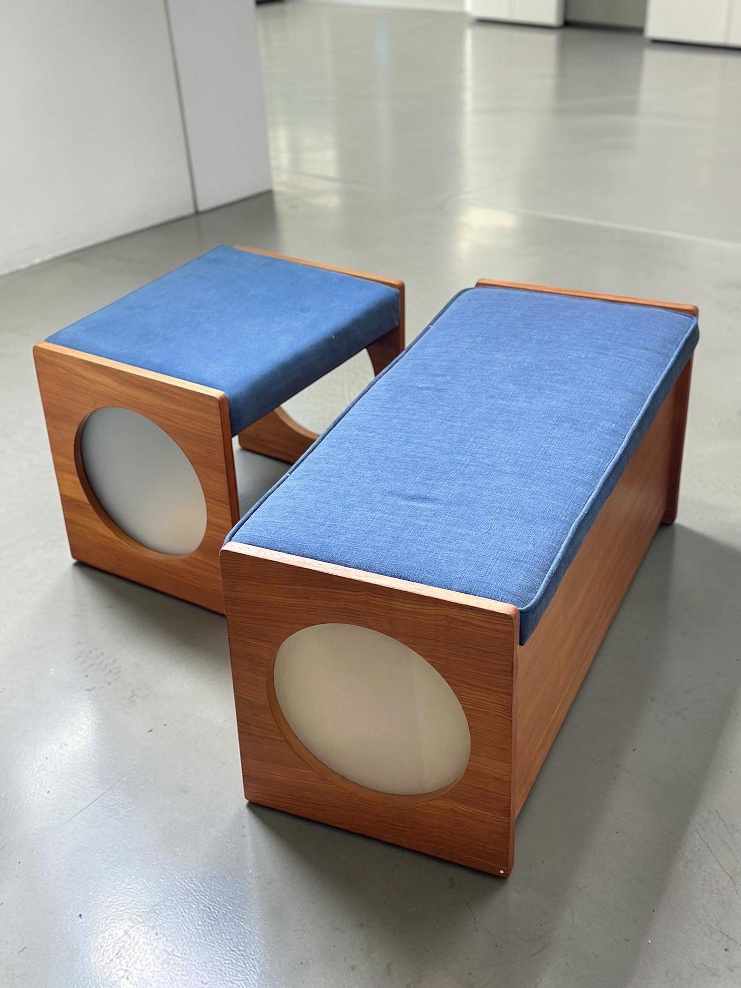 Uniflex F-Range Complete Suite — Dressing Table, Blanket Chest & Stool, British, 1960s