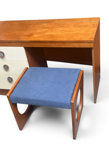 Uniflex F-Range Complete Suite — Dressing Table, Blanket Chest & Stool, British, 1960s
