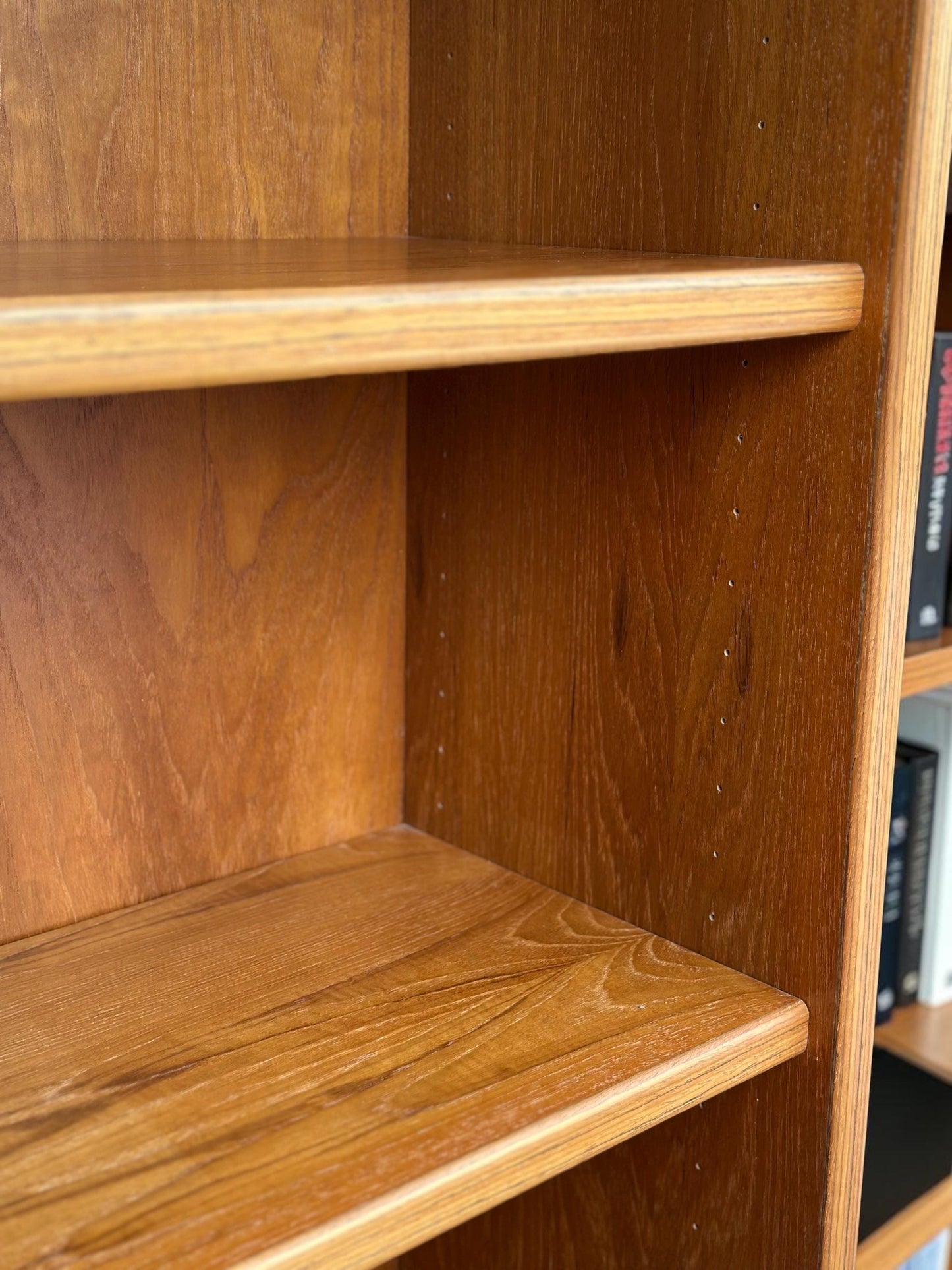 Pair of Danish Teak Bookcases | Uldum Møbelfabrik | 1960s–70s | Mid Century Modern Storage