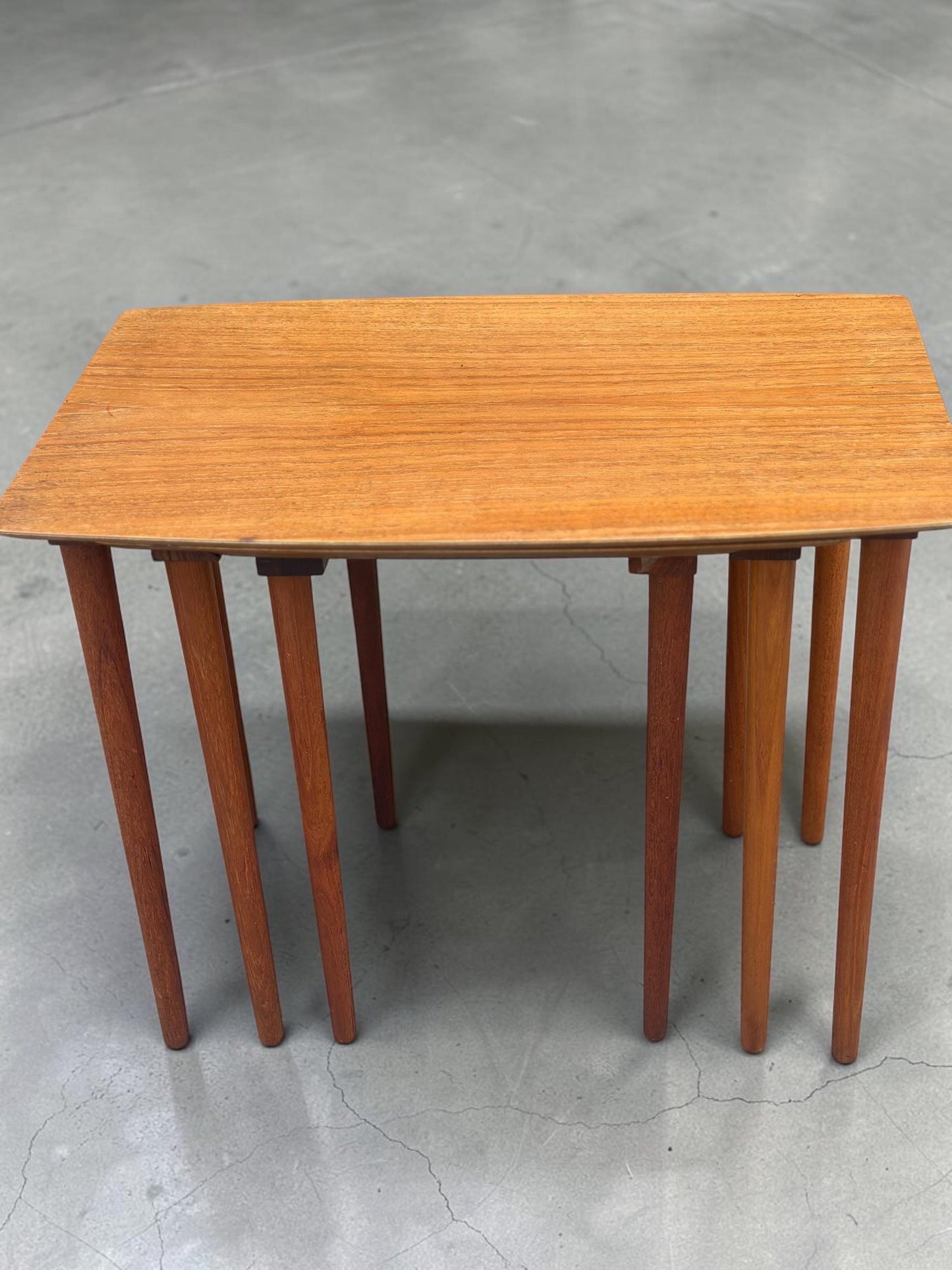 Midcentury G Plan Quadrille Nest of Tables Teak Scandinavian Style
