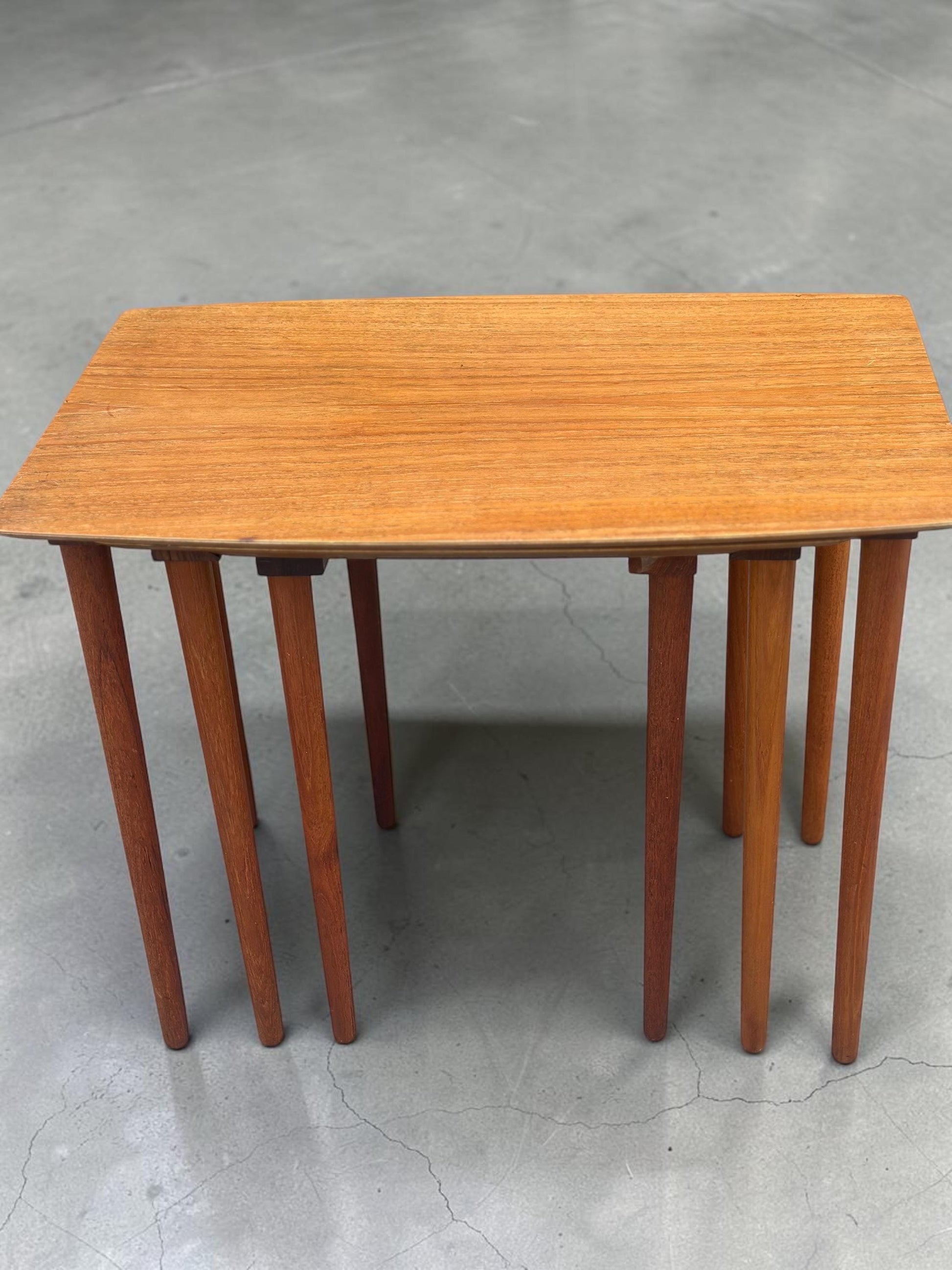 Midcentury G Plan Quadrille Nest of Tables Teak Scandinavian Style