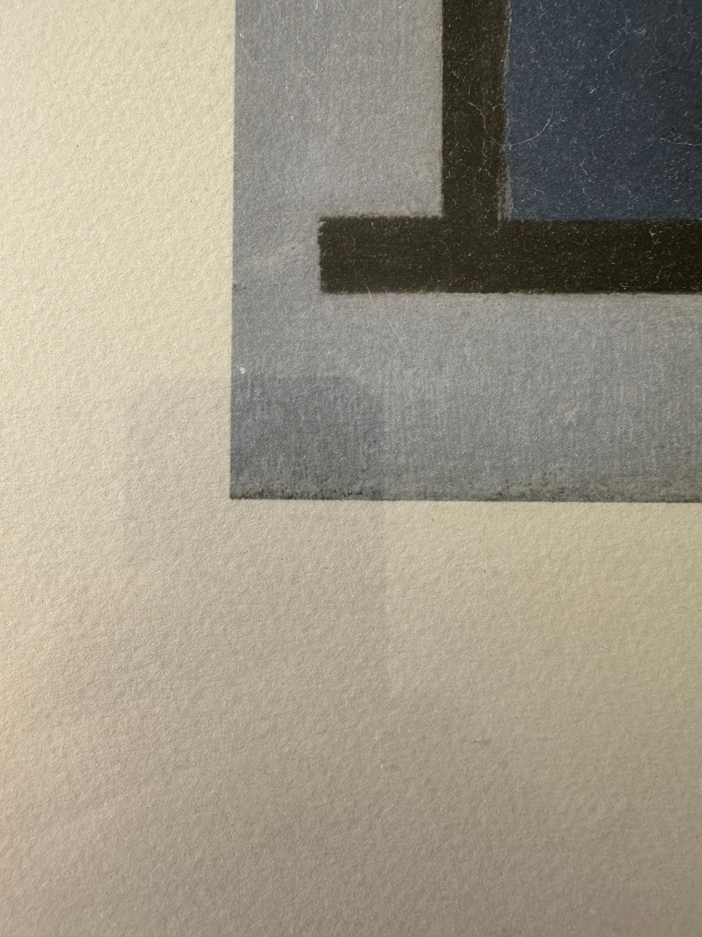 Piet Mondrian ‘Composition’ 1921 — Large Format Screenprint on Arches Paper, Framed, 87cm x 58cm