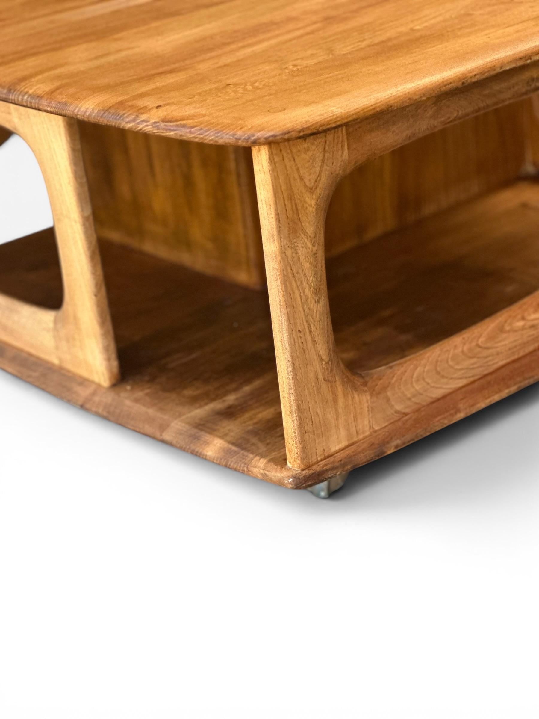 Ercol Pandora’s Box Coffee Table | Blond | c.1960 | Free UK Delivery