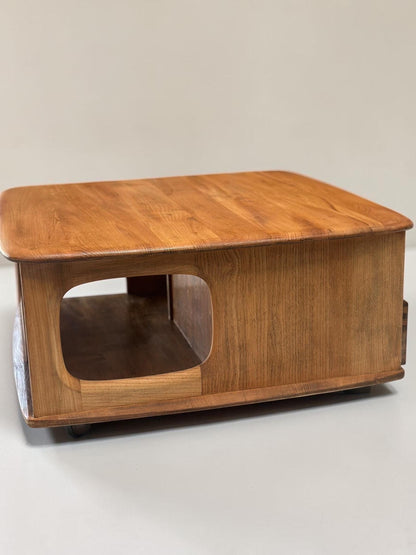 Ercol Pandora’s Box Coffee Table | Blond | c.1960 | Free UK Delivery