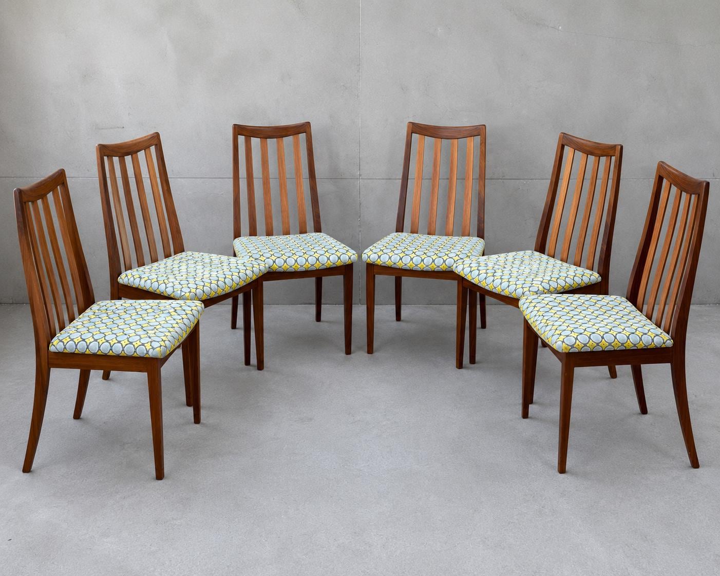 G Plan Fresco Teak Dining Chairs, Set of 6