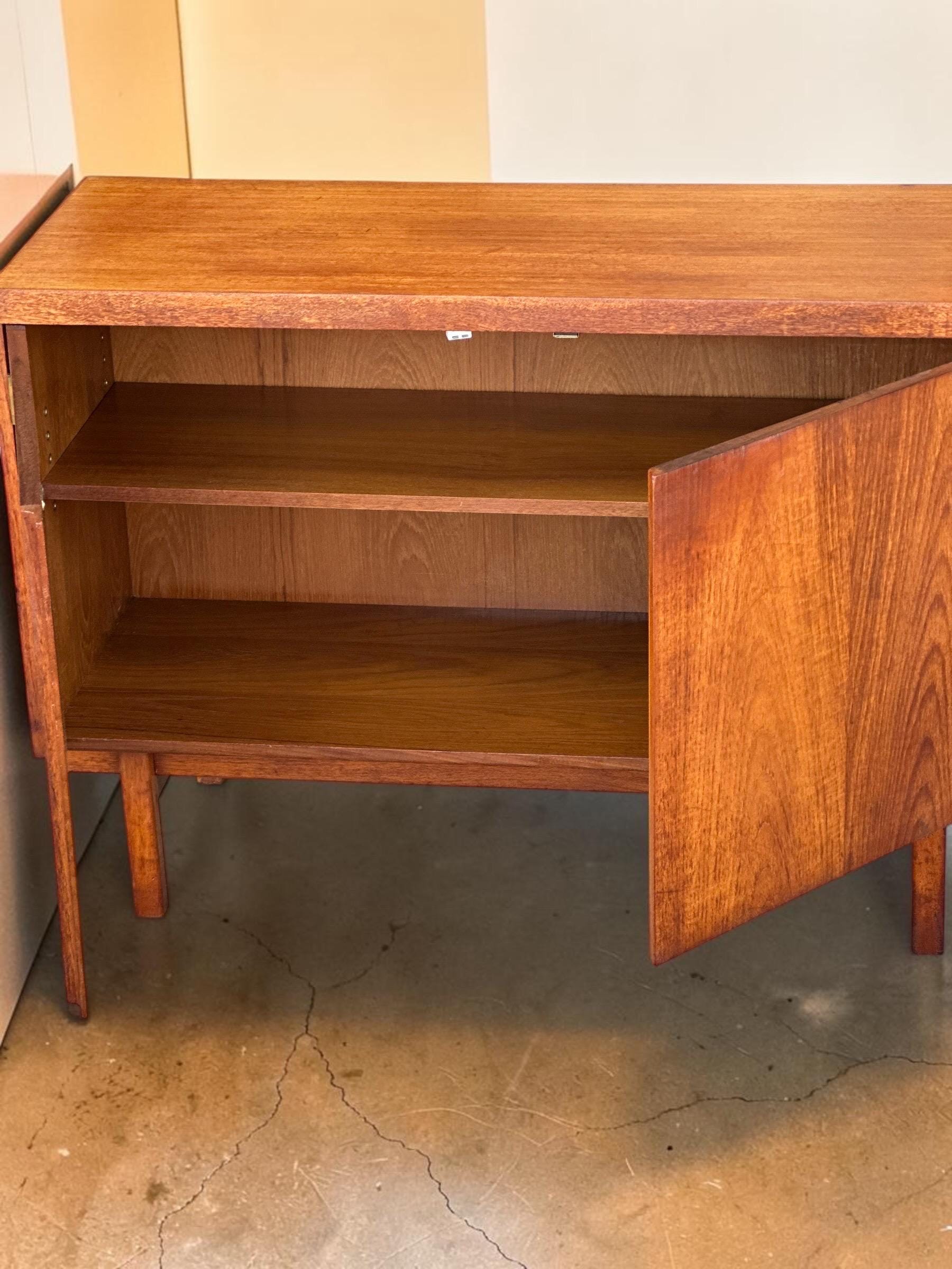 1960s British Modernist Teak Storage Cabinet attribututed Henry Stone & Son of Banbury