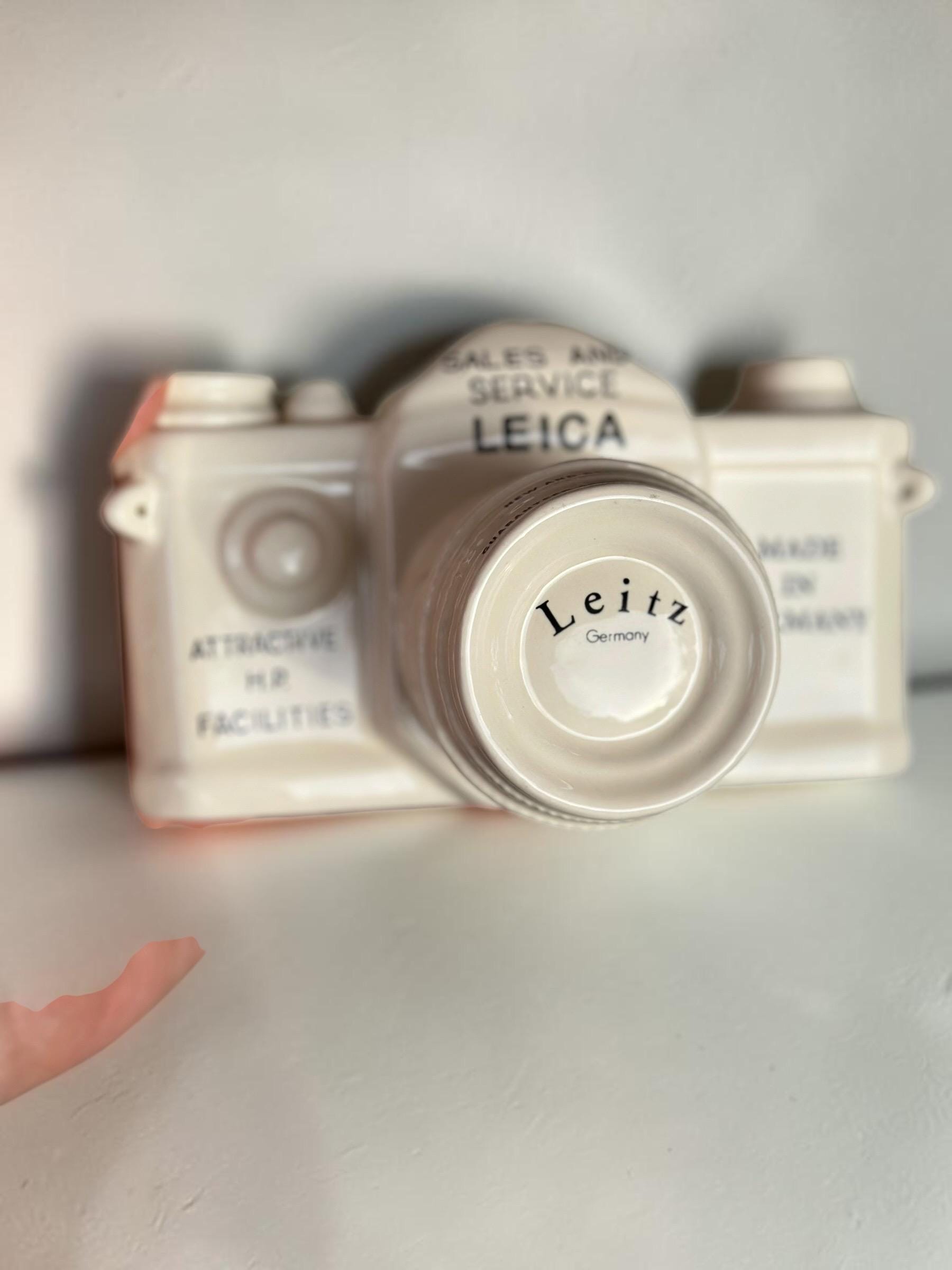 Vintage Leica / Leitz Ceramic Camera Advertising Display — England, c.1950s–60s