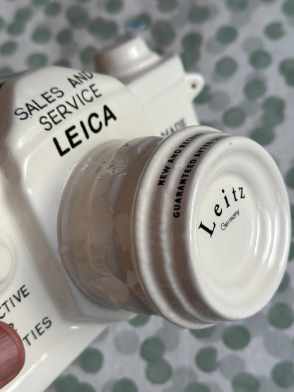 Vintage Leica / Leitz Ceramic Camera Advertising Display — England, c.1950s–60s
