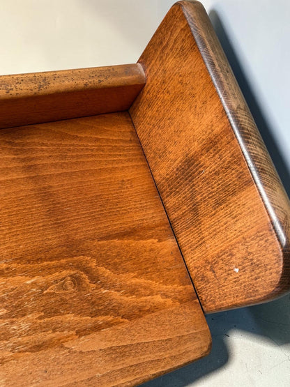 Mid-Century Oak Open Bookcase, Unattributed