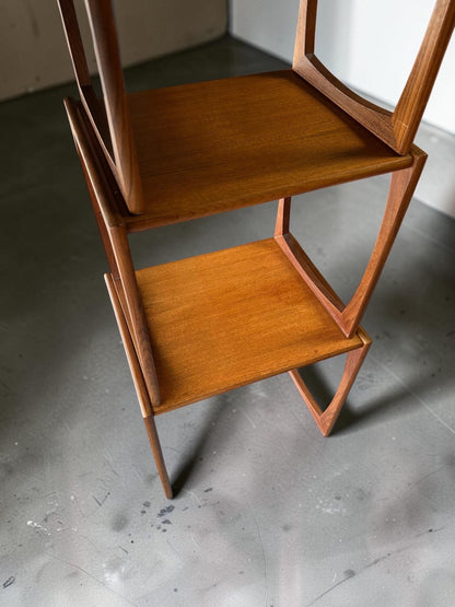 G Plan Quadrille Teak Nesting Tables, 1960s Victor Wilkins Design