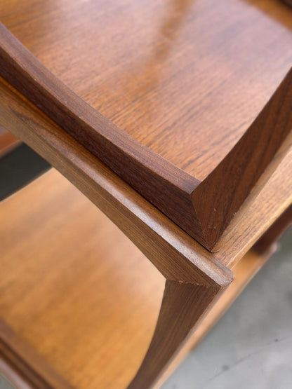 G Plan Quadrille Teak Nesting Tables, 1960s Victor Wilkins Design