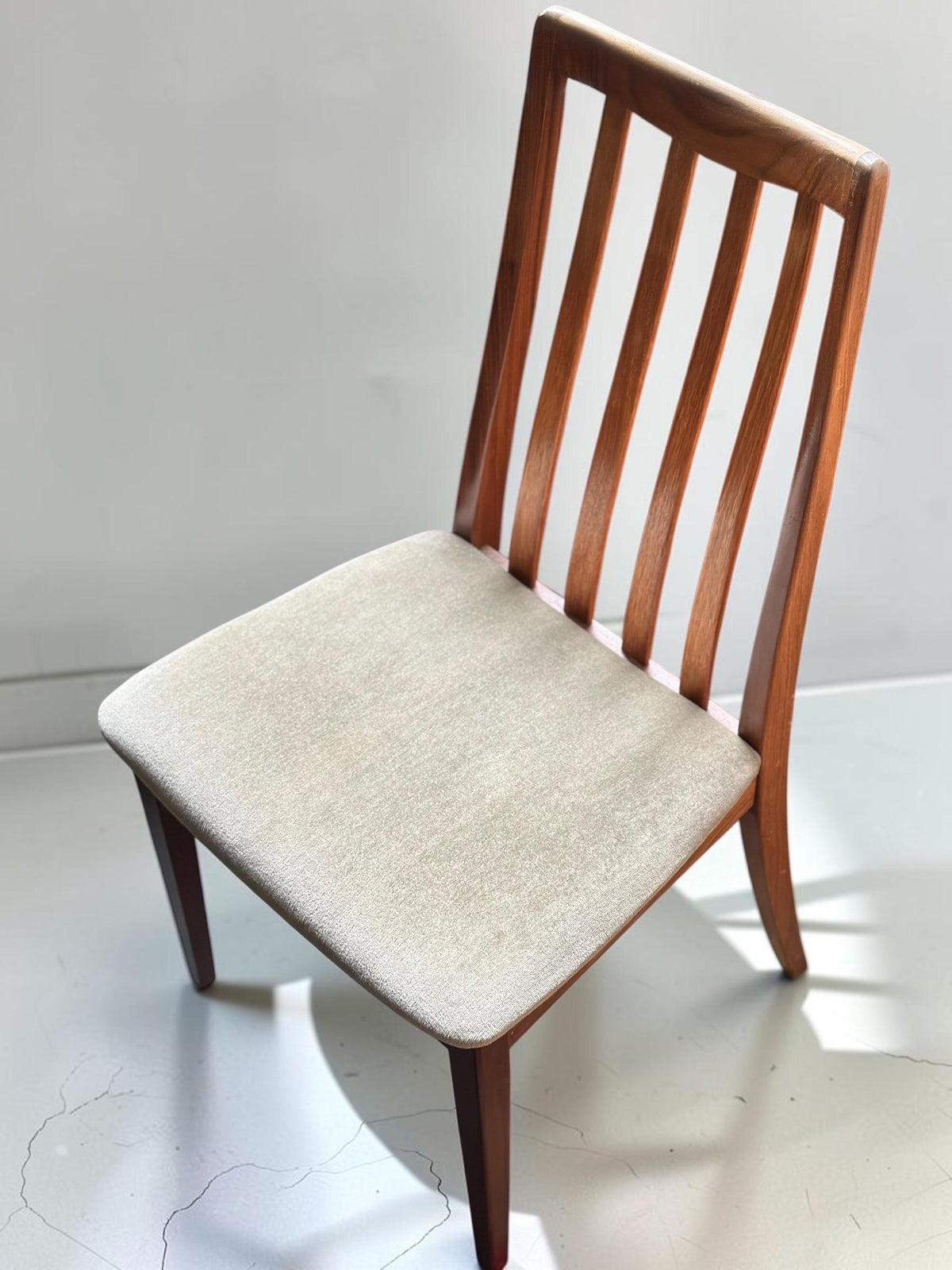 G Plan Fresco Teak Dining Chairs Set of 6 | Mid Century Modern Leslie Dandy