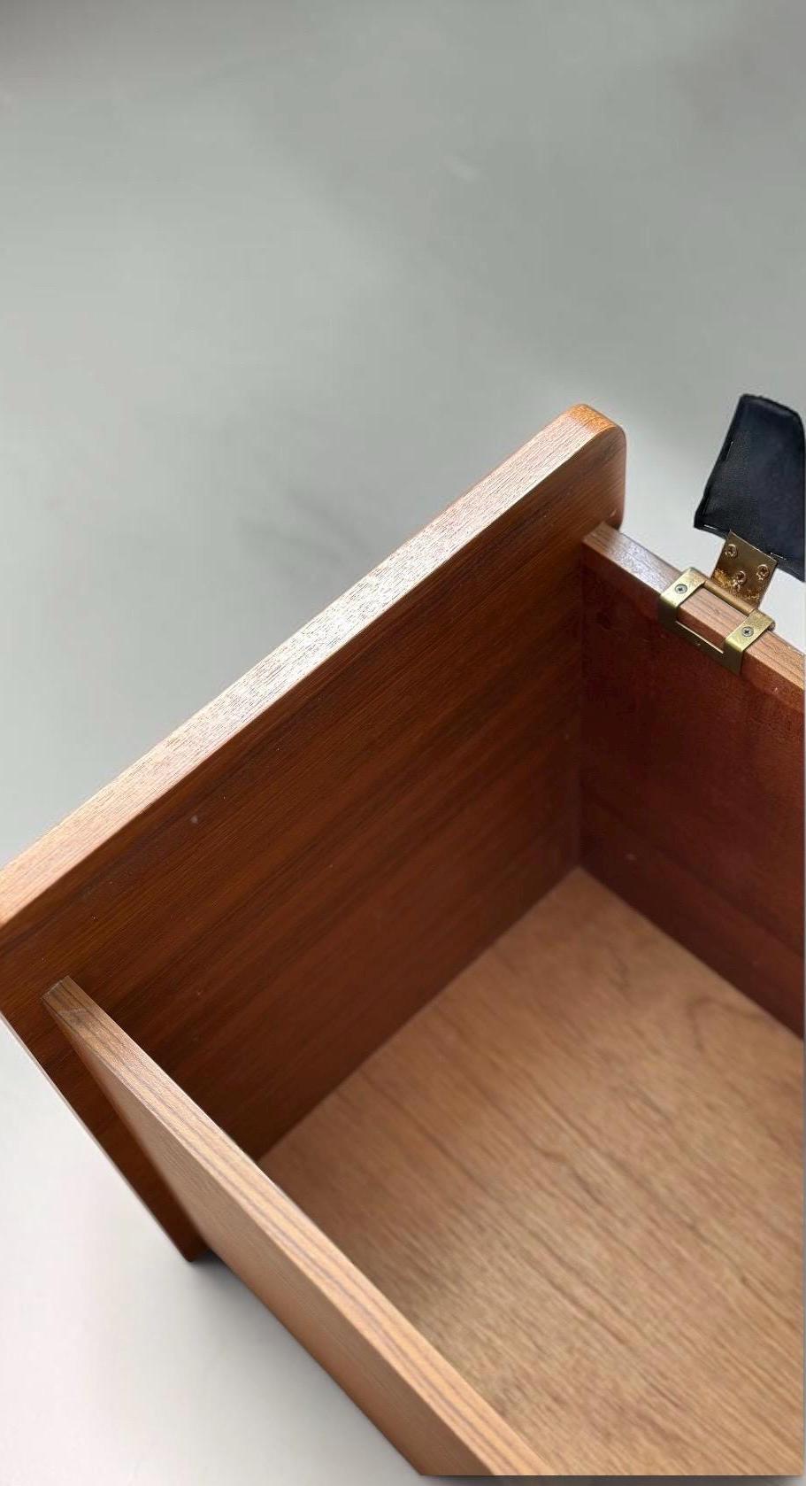 Uniflex 29 Range Teak Storage Stool, 1960s