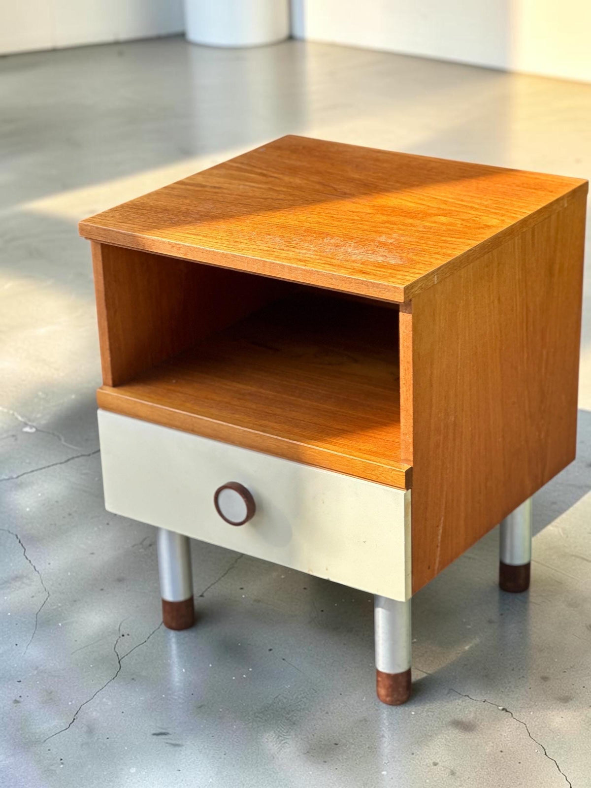 Uniflex F Range Chest of Drawers and Bedside Cabinet, c.1960s
