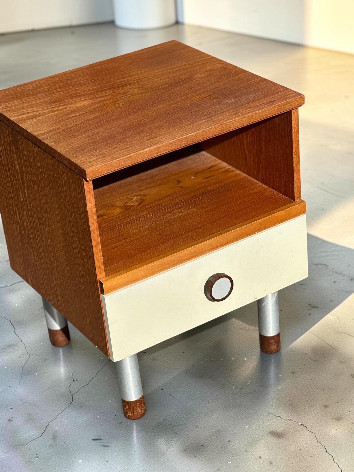 Uniflex F Range Chest of Drawers and Bedside Cabinet, c.1960s