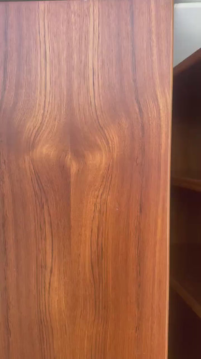 Pair of Danish Teak Bookcases | Uldum Møbelfabrik | 1960s–70s | Mid Century Modern Storage