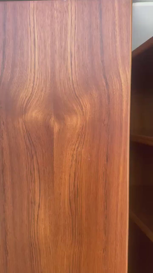 Pair of Danish Teak Bookcases | Uldum Møbelfabrik | 1960s–70s | Mid Century Modern Storage