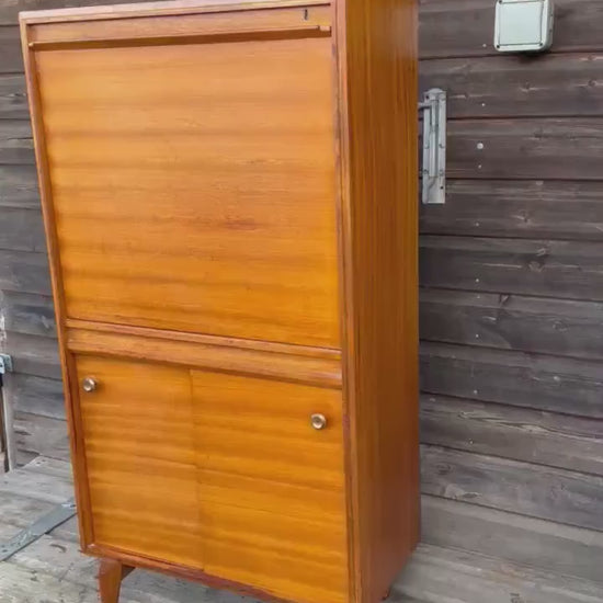 1960s Teak Bureau by Robert Heritage for Beaver & Tapley Compact Danish Style Teak
