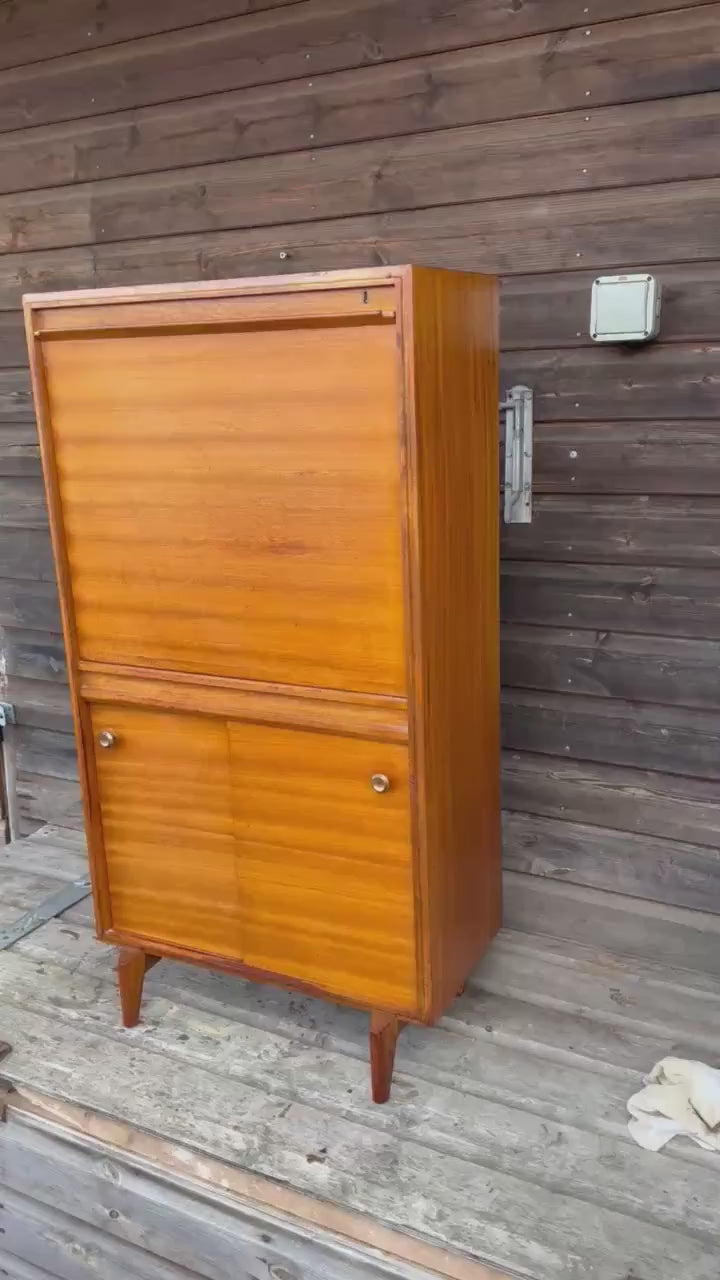 1960s Teak Bureau by Robert Heritage for Beaver & Tapley Compact Danish Style Teak