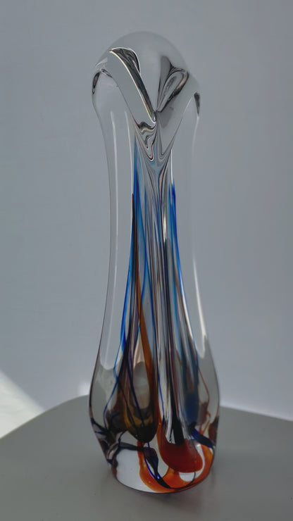 Vase by Max Verboeket for Maastricht Kristalunie