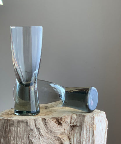 Holmegaard Canada Sherry / Shot glasses in smoke grey Set of 2