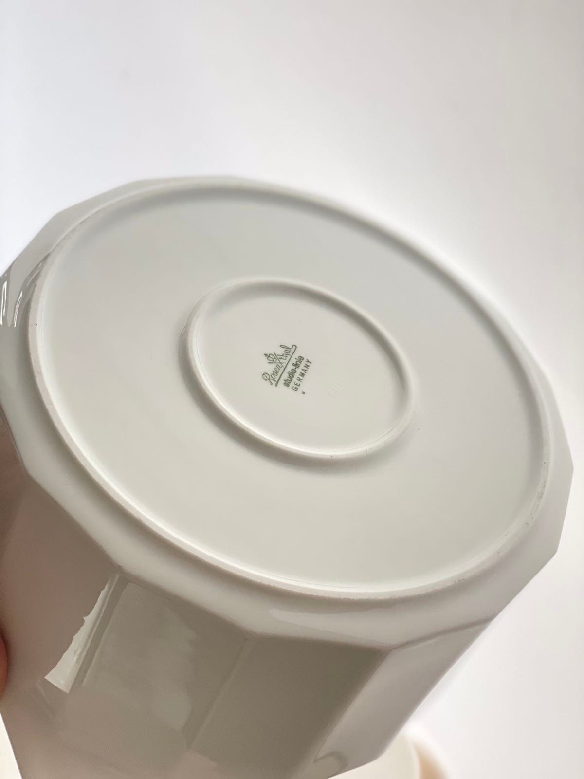 Tapio Wirkkala Rosenthal, Studio-Linie Polygon White Tureen