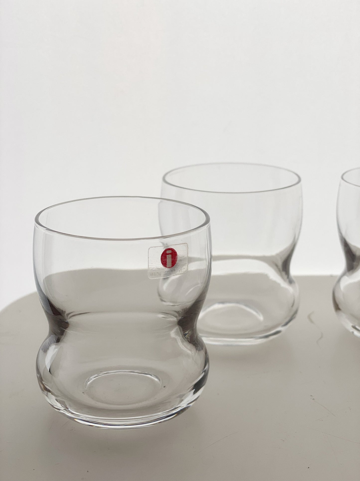 Scandinavian Vintage iittala Paula 140ml liquour glasses Designed by Jorma Vennola  Finland Set of Four