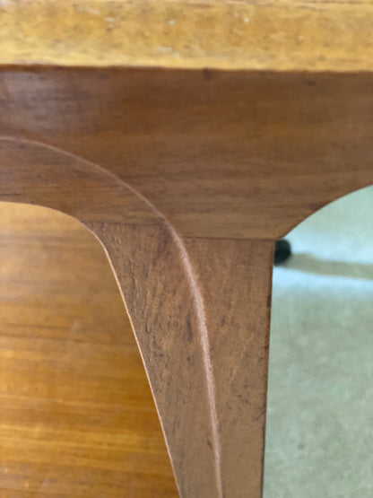 Mid-Century Oak and Teak Drinks Trolley Scandinavian Danish Style