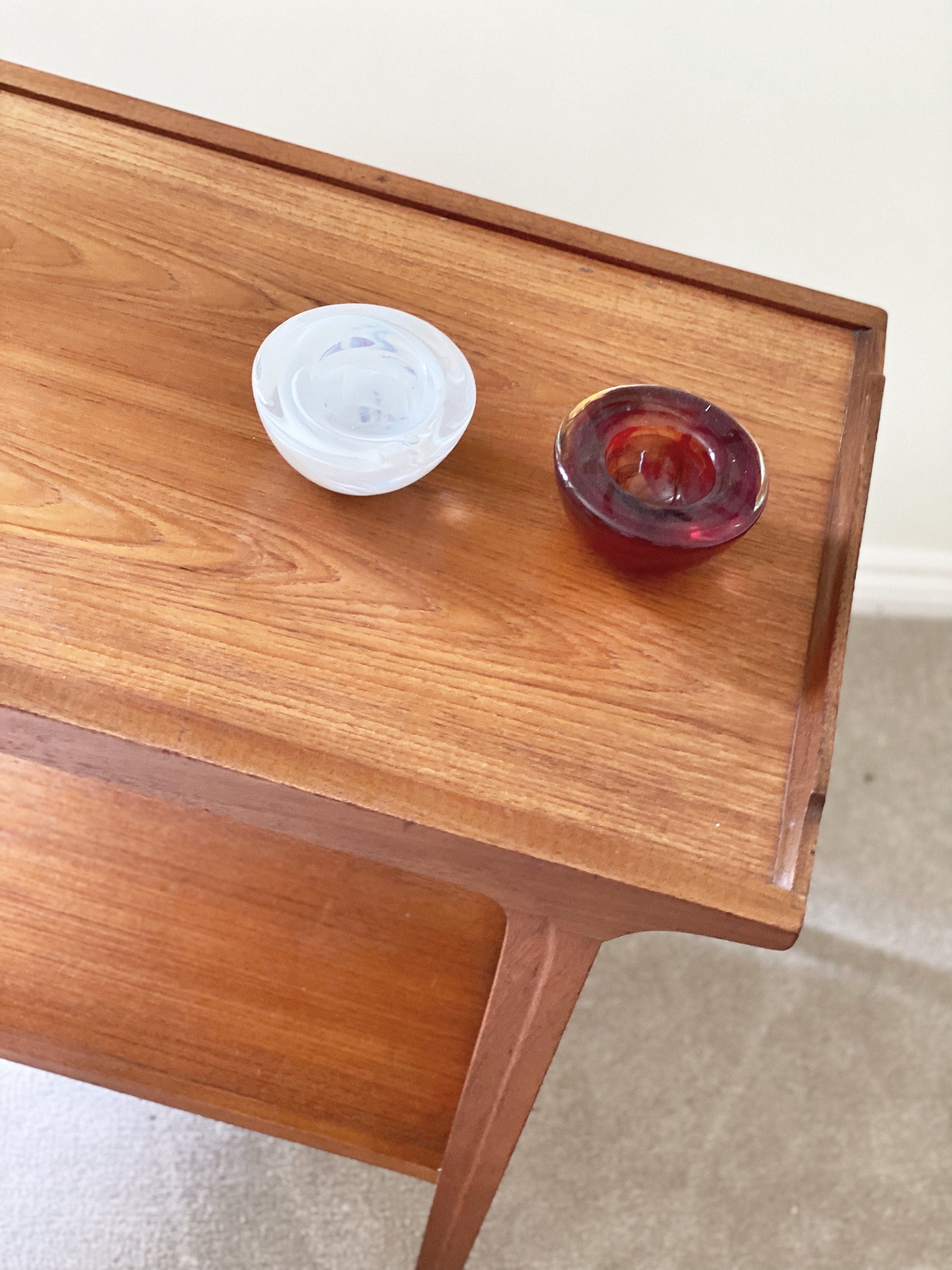 Mid-Century Oak and Teak Drinks Trolley Scandinavian Danish Style