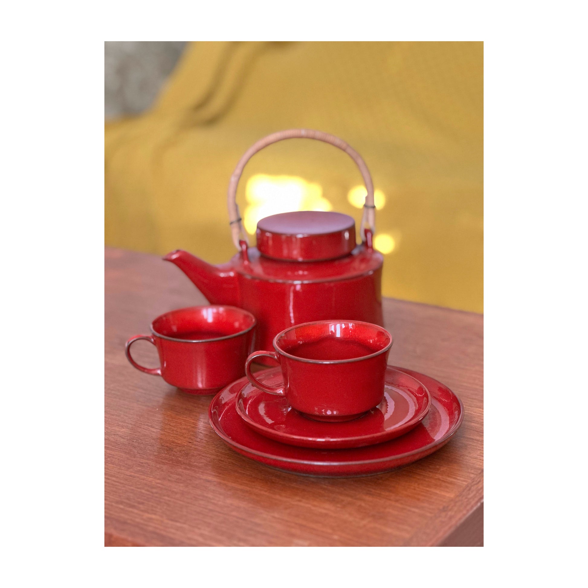 Vintage Melitta Ceracron Earthenware Coffee Tea Set Germany 1970s