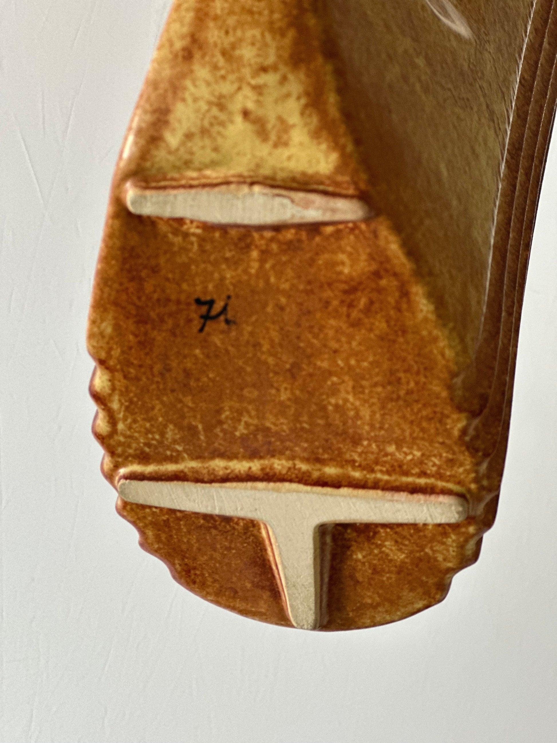 Mid-Century Italian Vase by Bertoncello, and designer Roberto Rigon, 1960s , Italy.