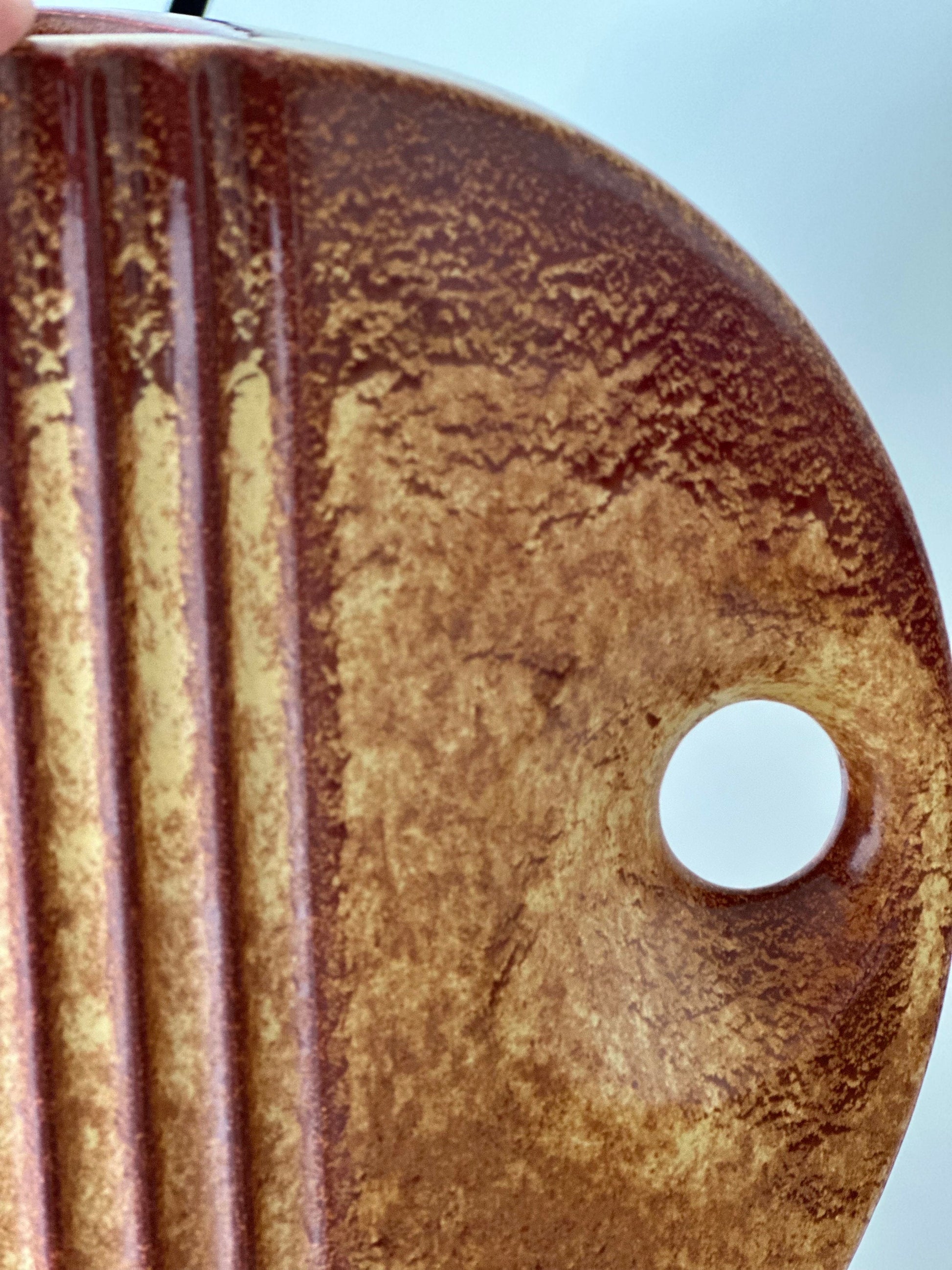 Mid-Century Italian Vase by Bertoncello, and designer Roberto Rigon, 1960s , Italy.