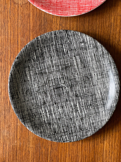1950s Modernist Abstract Side Plates Wall Plates UK Design Ceramic Pottery