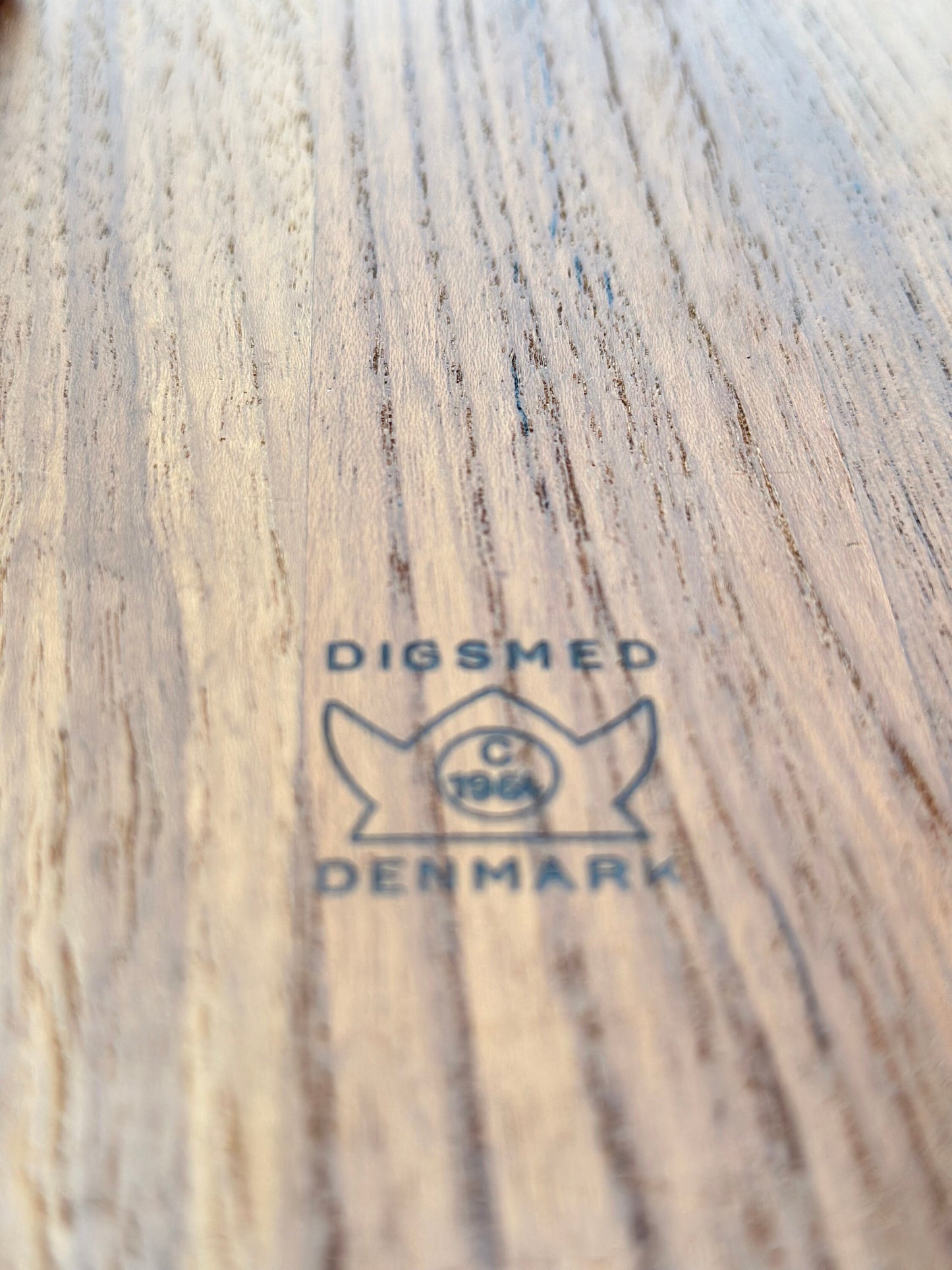 Midcentury Digsmed Denmark Teak Tray from 1960s Vintage